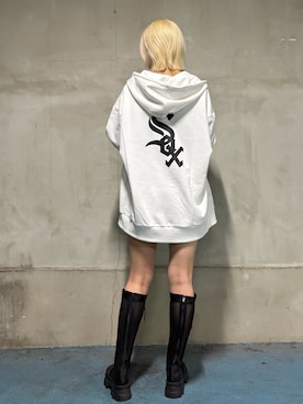 「韓国コーデ」｜「アイテム（ワンピース/ドレス）」を使った、Hinaさん（レディース・169cm）の夏コーディネート