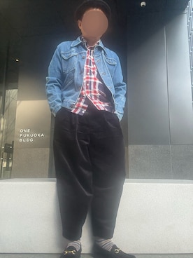 「Steven Alan（スティーブンアラン）のアイテム」を使った、パパンさん（メンズ・160cm）の冬コーディネート