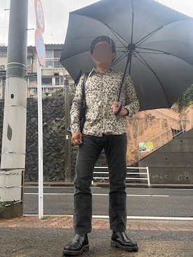 「KANGOL（カンゴール）のアイテム（帽子）」を使った、パパンさん（メンズ・160cm）の春コーディネート