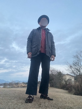 「GUCCI（グッチ）のアイテム」を使った、パパンさん（メンズ・160cm）の冬コーディネート