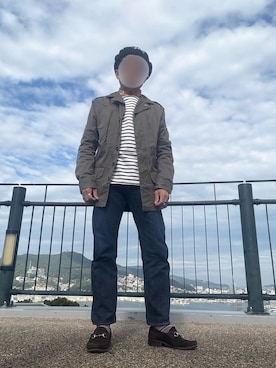 「アイテム（ジャケット/アウター）」を使った、パパンさん（メンズ・160cm）の秋コーディネート