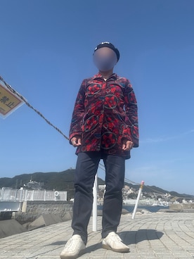 「Calvin Klein（カルバン・クライン）のアイテム」を使った、パパンさん（メンズ・160cm）の春コーディネート