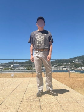 「HERMES（エルメス）のアイテム」を使った、パパンさん（メンズ・160cm）の夏コーディネート