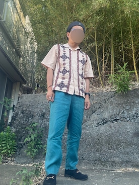 「HERMES（エルメス）のアイテム」を使った、パパンさん（メンズ・160cm）の夏コーディネート
