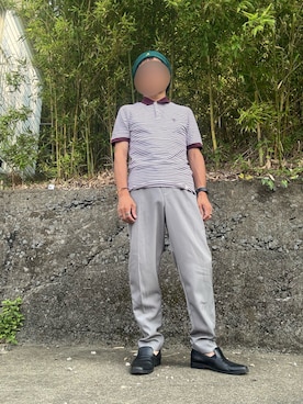 「アイテム（トップス）」を使った、パパンさん（メンズ・160cm・50代）の夏コーディネート