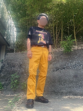 「アイテム（アクセサリー）」を使った、パパンさん（メンズ・160cm・50代）の夏コーディネート
