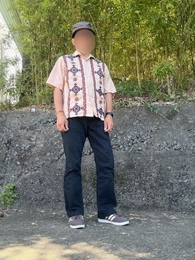 「アイテム（シューズ）」を使った、パパンさん（メンズ・160cm・50代）の夏コーディネート
