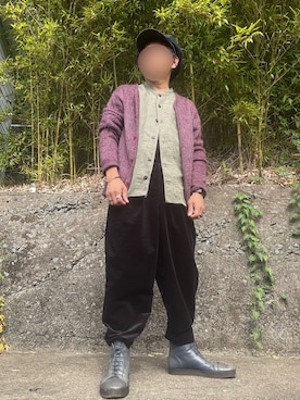 「アイテム（キャスケット）」を使った、パパンさん（メンズ・160cm・50代）の秋コーディネート