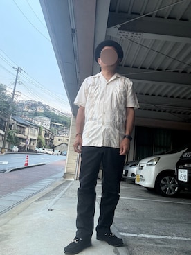 「HERMES（エルメス）のアイテム（アクセサリー）」を使った、パパンさん（メンズ・160cm）の秋コーディネート