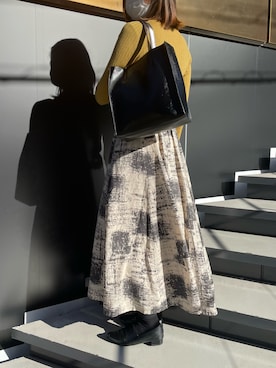 「Actually（アクチュアリー）のアイテム」を使った、Konomiさん（骨格ナチュラル・レディース・170cm）の冬コーディネート