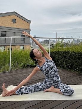 「アイテム（レギンス/スパッツ）」を使った、Julierさん（レディース・163cm）の秋コーディネート