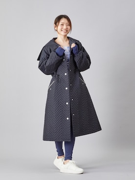 「アイテム（レギンス/スパッツ）」を使った、Julierさん（レディース・165cm）の秋コーディネート