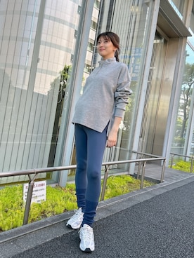 「アイテム（レギンス/スパッツ）」を使った、Julierさん（レディース・168cm）の秋コーディネート