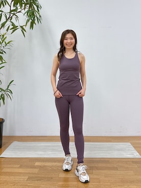 「アイテム（レギンス/スパッツ）」を使った、Julierさん（レディース・158cm）の秋コーディネート