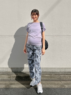 「アイテム（レギンス/スパッツ）」を使った、Julierさん（レディース・168cm）の秋コーディネート