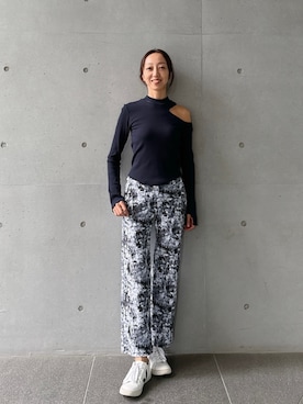 「アイテム（レギンス/スパッツ）」を使った、Julierさん（レディース・163cm）の秋コーディネート