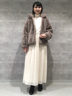 「NOLLEY’S Sophi（ノーリーズソフィ）のアイテム（ブルゾン）」を使った、SHIOMIさん（レディース・163cm）の秋コーディネート