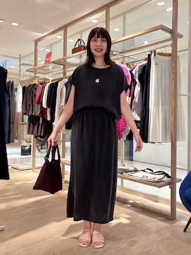 「メッシュバッグ」｜SHIOMIさん（レディース・164cm）の夏コーディネート