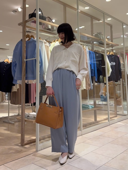 セール】《セットアップ対応》ニュアンスジョーゼットセミワイド