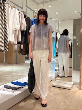 「ペーパーバッグ」｜SHIOMIさん（レディース・164cm）の夏コーディネート