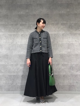 「ショート丈ジャケット」｜SHIOMIさん（レディース・164cm）の秋コーディネート