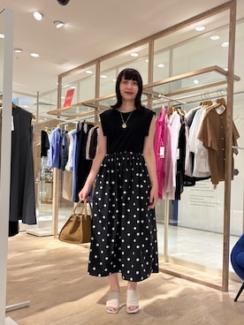 「NOLLEY’S（ノーリーズ）のアイテム（ワンピース/ドレス）」を使った、SHIOMIさん（レディース・164cm）の夏コーディネート