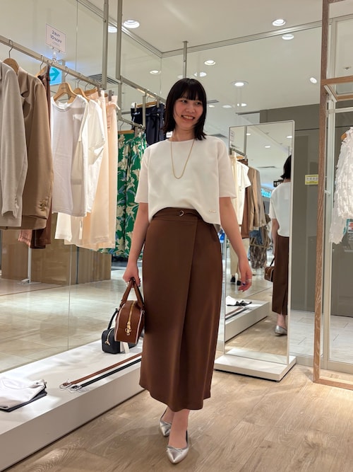 ブラウス シャツ オトナサテン半袖Tブラウス レディース NOLLEY'S ブラウス シャツ オトナサテン半袖Tブラウス