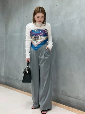 「NOLLEY'S」｜「アイテム（財布/小物）」を使った、maoさん（レディース・150cm）の冬コーディネート
