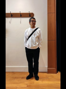 「DANTON（ダントン）のアイテム」を使った、RINさん（メンズ・167cm）の冬コーディネート