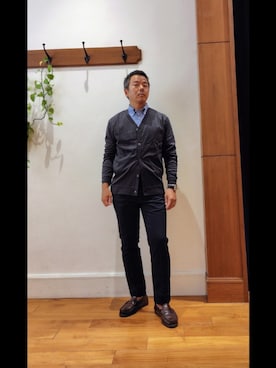 「アイテム（チノパンツ）」を使った、RINさん（メンズ・167cm）の夏コーディネート
