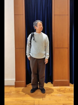 「アイテム（バックパック/リュック）」を使った、RINさん（メンズ・167cm）の秋コーディネート