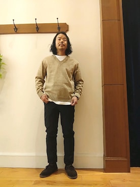 RINさん(メンズ・168cm)の冬コーディネート