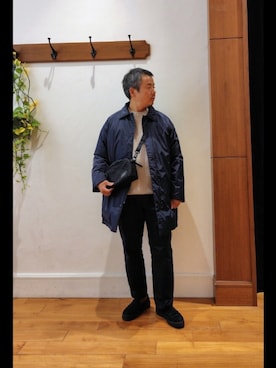 「GREGORY（グレゴリー）のアイテム」を使った、RINさん（メンズ・167cm）の冬コーディネート