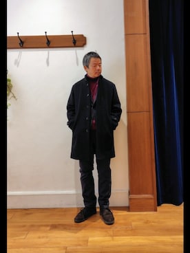 RINさん（メンズ・167cm）の冬コーディネート