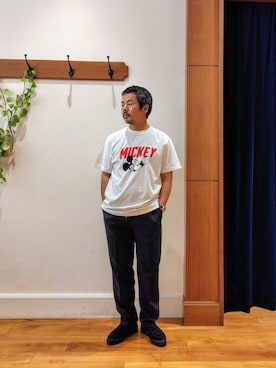 「NOLLEY’S（ノーリーズ）のアイテム」を使った、RINさん（メンズ・167cm）の夏コーディネート