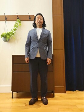 RINさん（メンズ・168cm）の春コーディネート