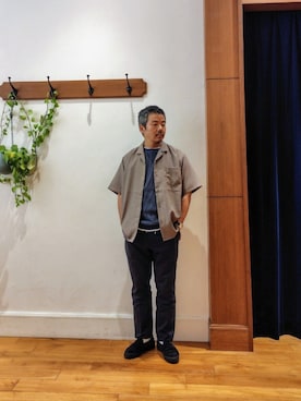 「NOLLEY’S（ノーリーズ）のアイテム」を使った、RINさん（メンズ・167cm）の夏コーディネート