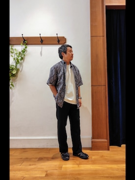 「NOLLEY’S（ノーリーズ）のアイテム」を使った、RINさん（メンズ・167cm）の夏コーディネート