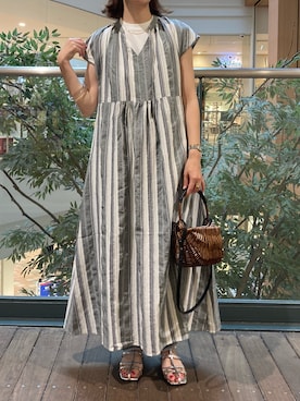 「PANIER（パニエ）のアイテム」を使った、ayumiさん（レディース・158cm）の夏コーディネート