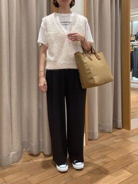 「R/b nestle to BEAURE（アールビー）のアイテム」を使った、ayumiさん（レディース・158cm）の秋コーディネート