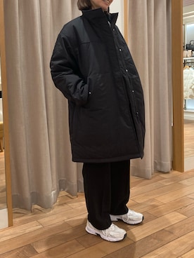 「マイベストコーデ2023」｜「アイテム（モッズコート）」を使った、ayumiさん（レディース・158cm）の冬コーディネート