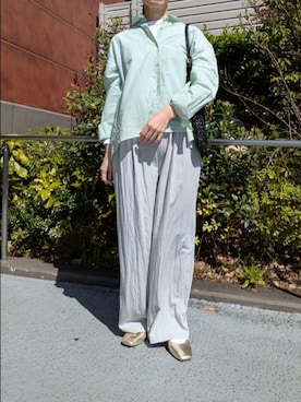 「MICO COULIER（ミコクリエ）のアイテム」を使った、ayumiさん（レディース・158cm）の春コーディネート