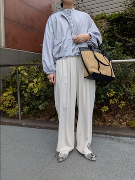 「MICO COULIER（ミコクリエ）のアイテム」を使った、ayumiさん（レディース・158cm）の春コーディネート