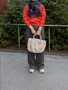 「カシミヤ」｜ayumiさん（レディース・158cm）の秋コーディネート