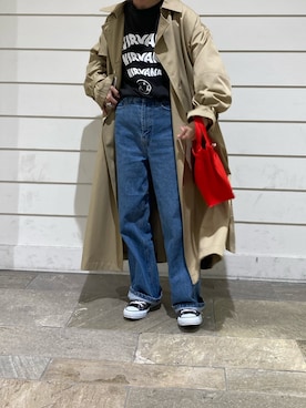 「MAISON CANVVAS（メゾンキャンバス）のアイテム」を使った、ayumiさん（レディース・158cm）の秋コーディネート