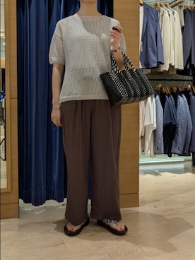 「MICO COULIER（ミコクリエ）のアイテム」を使った、ayumiさん（レディース・158cm）の春コーディネート