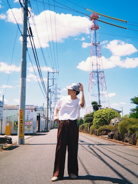 「白シャツ」｜yataさん（メンズ・170cm・30代）の秋コーディネート