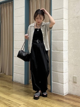 「Me%（ミィパーセント）のアイテム」を使った、noji0909さん（レディース・153cm）の春コーディネート