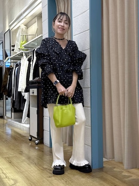 「アイテム（サンダル）」を使った、noji0909さん（レディース・153cm・30代）の秋コーディネート
