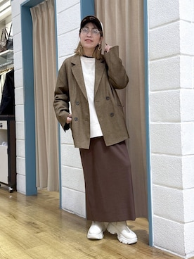 「アイテム（ピアス（両耳用））」を使った、noji0909さん（レディース・153cm・30代）の秋コーディネート